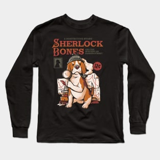 Sherlock Bones - Cute Dog Quotes Gift Long Sleeve T-Shirt